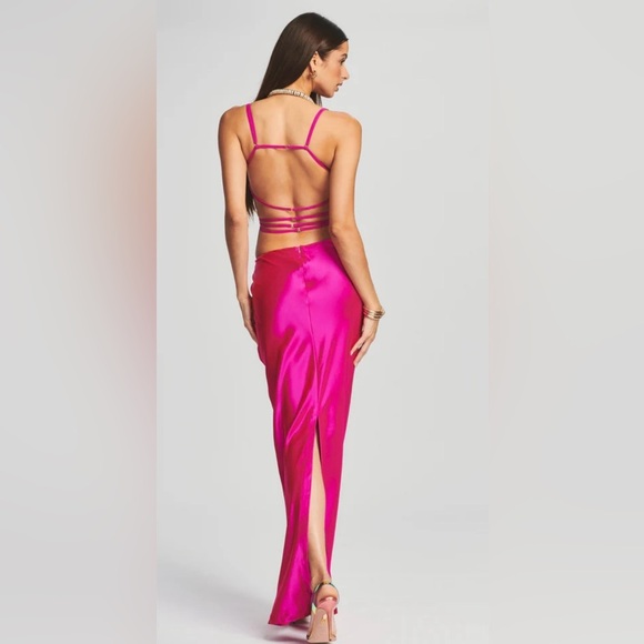 Retrofete Selma Dress | NWT | Large | Neon Pink - Picture 4 of 9